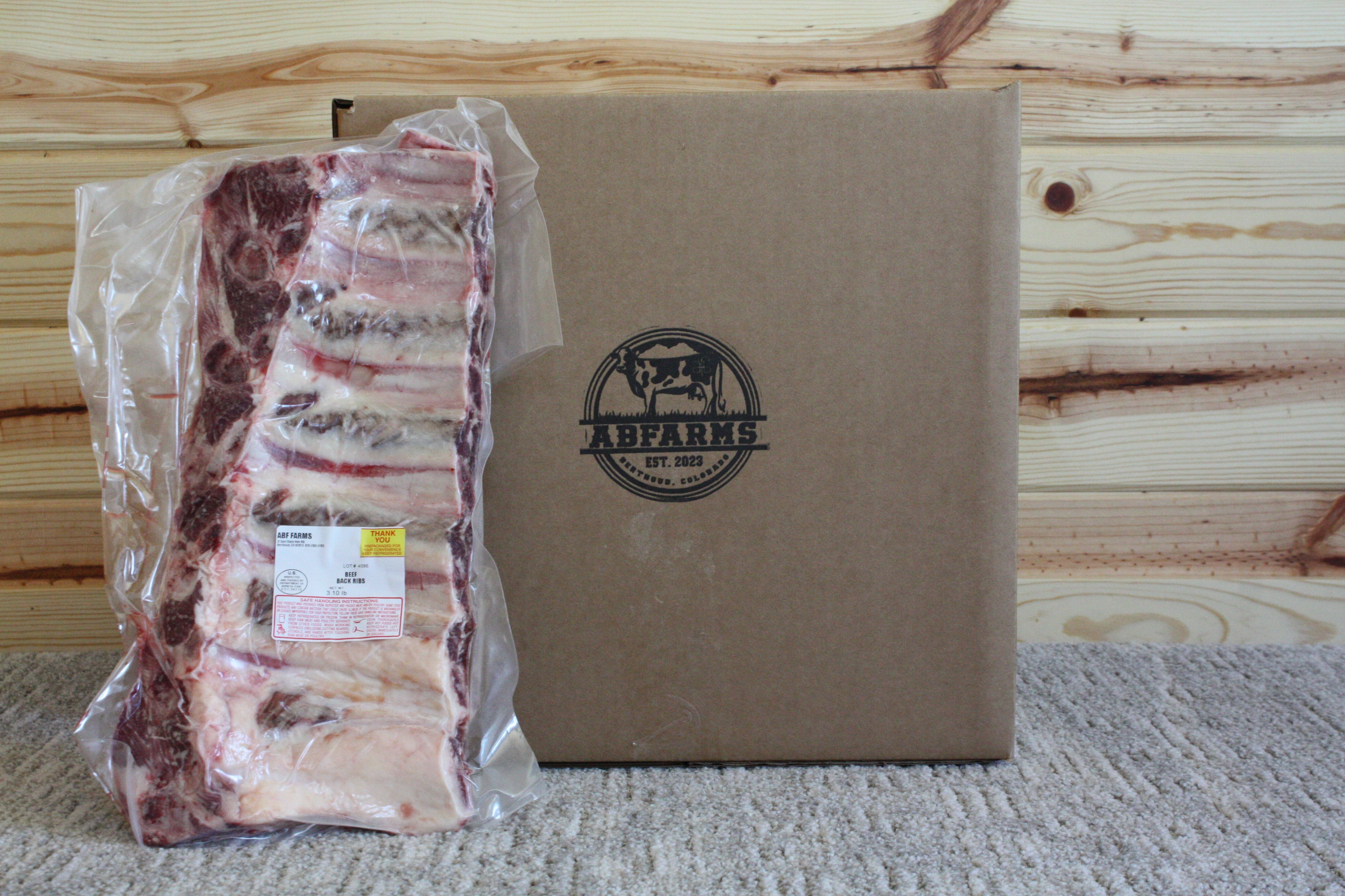 Back Ribs (3-4 LB) – ABFARMS & Twin Peaks Creamery